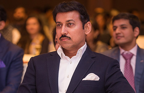 Rajyavardhan Singh Rathore in Delhi for book launch of Tribute To Titans